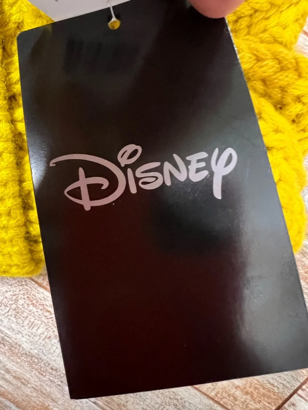 NWT Disney Winnie the Pooh Cable Knit Mustard Beanie Hat